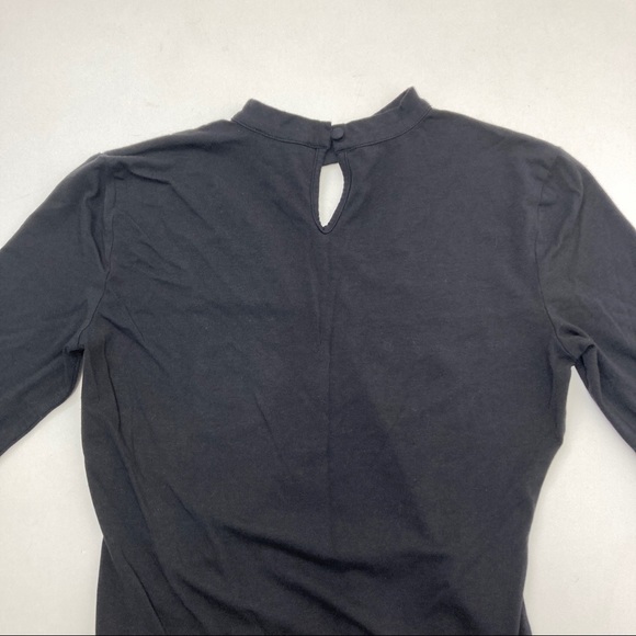 1st State Black Short Sleeve V Neck Body Suit Size S - Picture 7 of 7